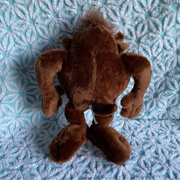 Vintage Taz Tasmanian Devil from Looney Toons Slippers & Plush lot Warner Bros - Picture 5 of 12